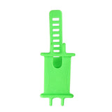 Maxbell Adjustable Soft Silicone Phone Holder Mount for Bicycle Handlebars Green