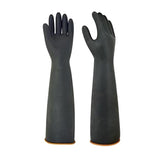 Max 1 Pair of Solvent Oil Resistant Nitrile Rubber Cleaning Work Gloves 55cm