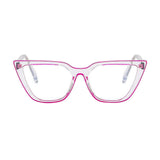 Maxbell Computer Eyewear Eyeglasses Blue Light Blocking Glasses for Women Teens Pink