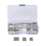 Max Maxb 150pcs Wire Copper Crimp Connector Non-Insulated Cord Pin Terminal AWG 22-10