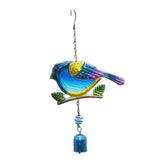 Maxbell Bird Shape Outdoor Wind Chimes Hanging Musical Wind Chime Blue Bell