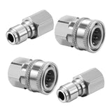 Maxbell Pressure Washer Adapter Set Swivel to 3/8 inch Quick Connect for Replacement