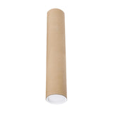 Maxbell Poster Tubes Round with Caps Postal Tube for Blueprint Poster Shipping 31.5inch
