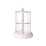 Maxbell Round Cotton Pads Organizer Blender Sponge Holder for Beauty Eggs 2 Layer