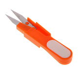 Max Mini Sewing Scissors Yarn Small Snips Trimming Nipper Plastic Handle Orange