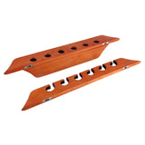 Maxbell Fishing Rod Wall Rack Horizontal Mount 6 Slots for Garage Boat Vehicle