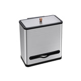 Maxbell Kitchen Bin Compost Bin Hanging Stainless Steel for Cupboard Outside Bedroom Large