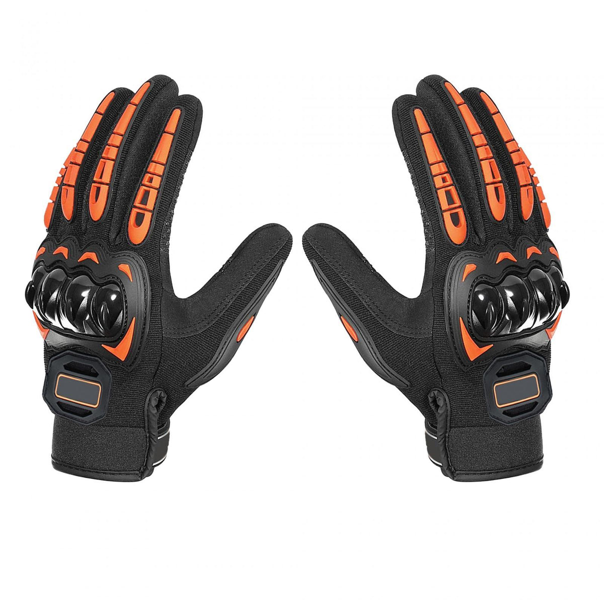 Maxbell Motorcycle Gloves Touch Screen Protection for Motocross Cycling Camping Orange XL