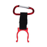 Maxbell Practical Carrying Water Bottle Holder Carabiner Hook Buckle - Red