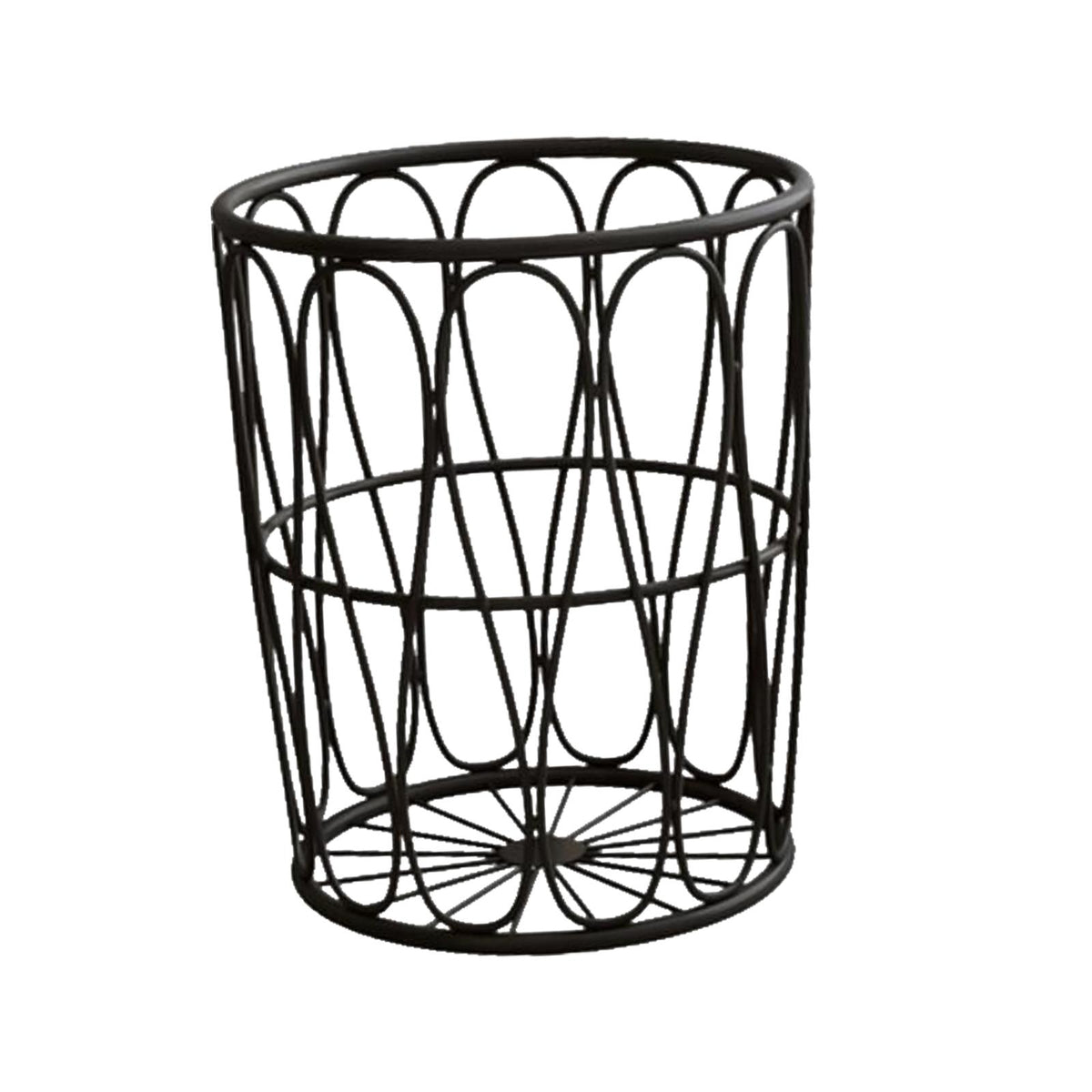 Maxbell Storage Basket Metal Storage Cart Laundry Sorter for Bedroom Black