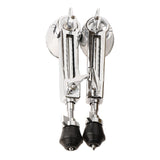 Maxbell 1 Pair Bass Drum Spurs Legs for Drum Set Kit Precussion Parts