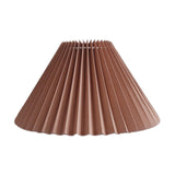 Maxbell Desk Lamp Shade Dust Proof Fashion Creative Pleated Lampshade for Cafe Home Khaki