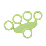 Maxbell Silicone Hand Grip Strengthener for Muscle Strengthening Musician Athletes Puller Light Green