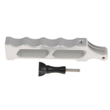Max Aluminum CNC Extender with Screw for GoPro Hero 6 5 4 3 2 1 Cameras Silver