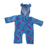 Max 18inch Baby Doll Outfit Stripe Printed Pajama Rompers for Doll