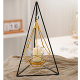 Max Nordic Style Geometric Candle Tealight Holder Home Decoration Triangle Shape