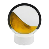 Maxbell Moving Sands Art Picture Flowing Sand Night Light Ornament Bedroom Yellow