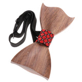 Max Classic Handmade Wooden Tie Men Women Wedding Party Tie Accessory D