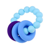 Maxbell Silicone Teething Beads Bracelet Teether Mum Baby Nursing Jewellery Sky Blue