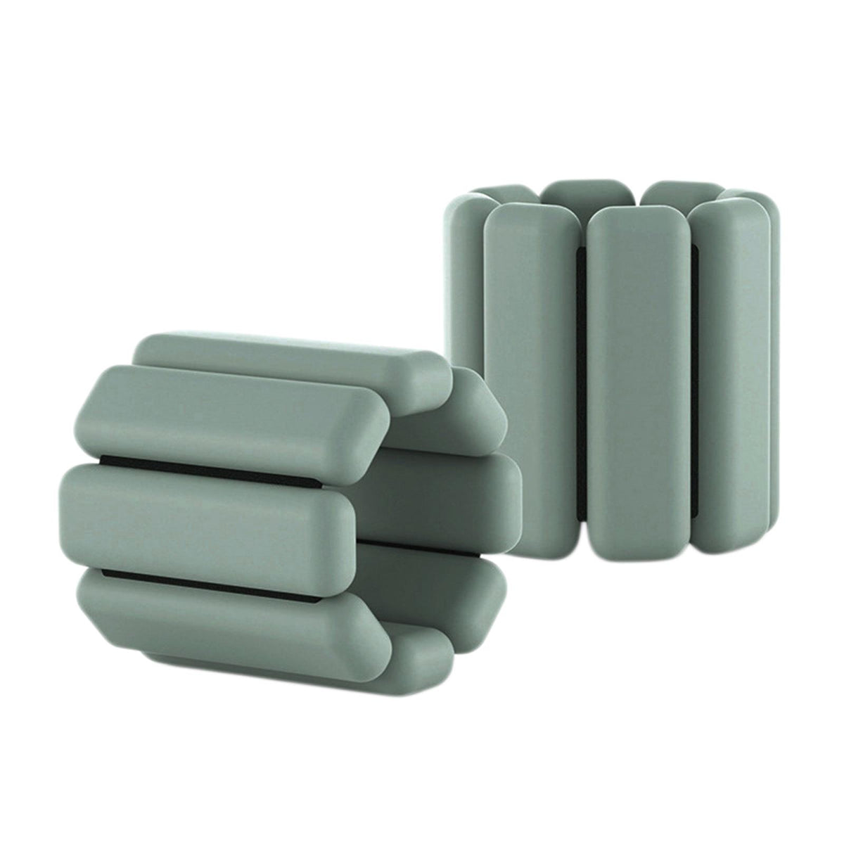 Maxbell Wearable Wrist Ankle Weights Walking Adjustable Aerobics Pilates Dance Gray Green
