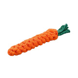 Maxbell Durable Dog Chew Toy Interactive for Aggressive Chewers Teeth Cleaning Carrot 22cmx3cm