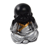Max Ceramic Small Buddha Statue Monk Figurine Tea pet  Ornaments Style02