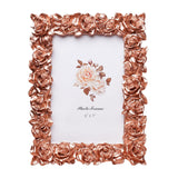 Maxbell Vintage Picture Frames Decorative Floral Design Ornate Textured for Tabletop 5inx7in