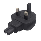 Maxbell UK to IEC320 C7 Conversion Plug 10-13A AC 250V UK Plug for PC Digital Camera