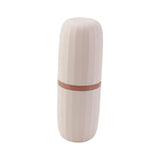 Maxbell Travel Toothbrush Holder Wash Gargle Cup Compact for Outdoor Shower Camping Pink