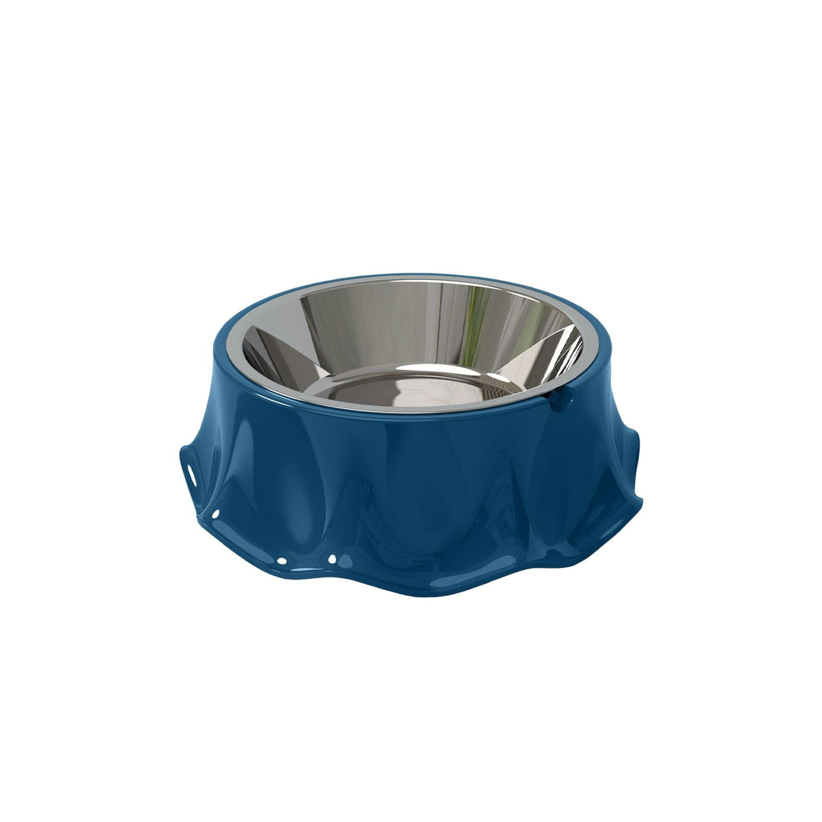 Maxbell Cat Bowl Cat Drinking Bowl Detachable Stable Cat Water Bowl for Pet Supplies Blue