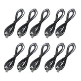 Max 10 Pieces USB 2.0 Printer Scanner Cable USB Type A Male to B Male 0.3meter