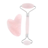 Max Jade Massage Roller Gua Sha Scraping Tool Anti-Aging Body Massage Silver