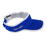 Maxbell Summer Sun Visor Hat Outdoor Sports Empty Top Cap Golf Cycling Running Blue