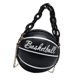 Maxbell Mini Shoulder Bag travel Leather Chain Tote Graphic Black
