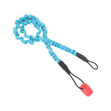 Maxbell Kayak Paddle Leash Safety Rod Leash with Adjustable Self Adhesive Sticker Blue