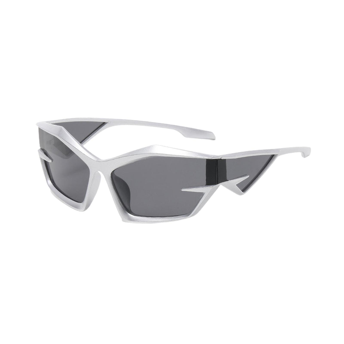Maxbell Cat Eye Sunglasses Sun Glasses Men Women Comfortable for Beach Argent Gray