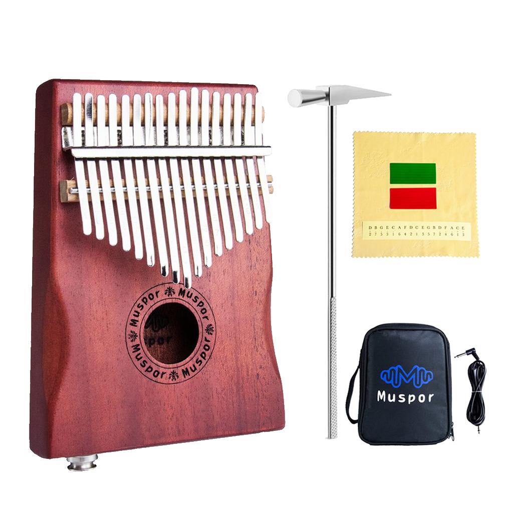 Maxbell 17 Key Kalimba Finger Thumb Piano Mbira Musical Percussion