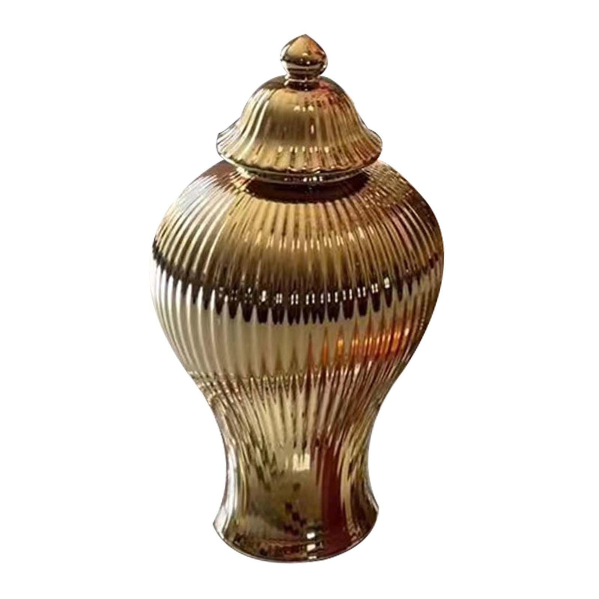 Maxbell Ceramic Flower Vases Storage Box Ginger Jar Vase for Centerpiece Arrangement S