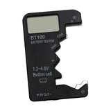 Maxbell Portable Battery Tester Battery Tester Checker Universal for 9V 1.5V AA Black