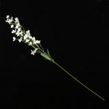 Maxbell Silk Orchid Flower Wedding Party Bouquet DIY Crafts Home Decor White