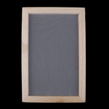 Maxbell Wooden Paper Making Mould Frame Screen for Paper Handcraft 20x30cm