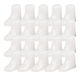 Maxbell 20 Pieces Toddler Shoes Supports Stand Holder Baby Feet Display for Socks