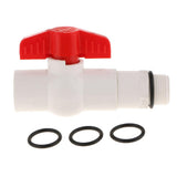 Max 25mm UPVC Ton Barrel Replacement Outlet Faucet Tap for Oil Water Straight