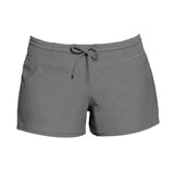 Max Women Swim Boardshort Boy Style Shorts Surf Bikini Swimwear Bottom 3XL Gray