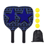 Maxbell Pickleball Paddles Set of 2 4 Balls with Carry Bag Comfort Grip Portable