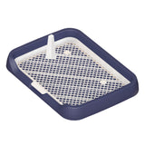 Maxbell Dog Toilet Detachable Anti Splashing Removable Post for Indoor Puppy Outdoor blue