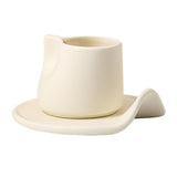 Maxbell Creative Coffee Mug Drinking Cup Drinkware for Cold Drinks Gifts for Friends White