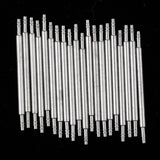 Maxbell 20Pcs Stainless Steel Spring Bars for Attaching Watch Band Buckle 1.3mm 20mm