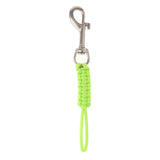 Maxbell Scuba Diving Snap Hook Single Ended Flag Clips Water Sports Paracord Lanyard Green