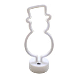 Maxbell Snowman Neon Lamp Sign LED Neon Sign Night Light Bar Bedroom Decor